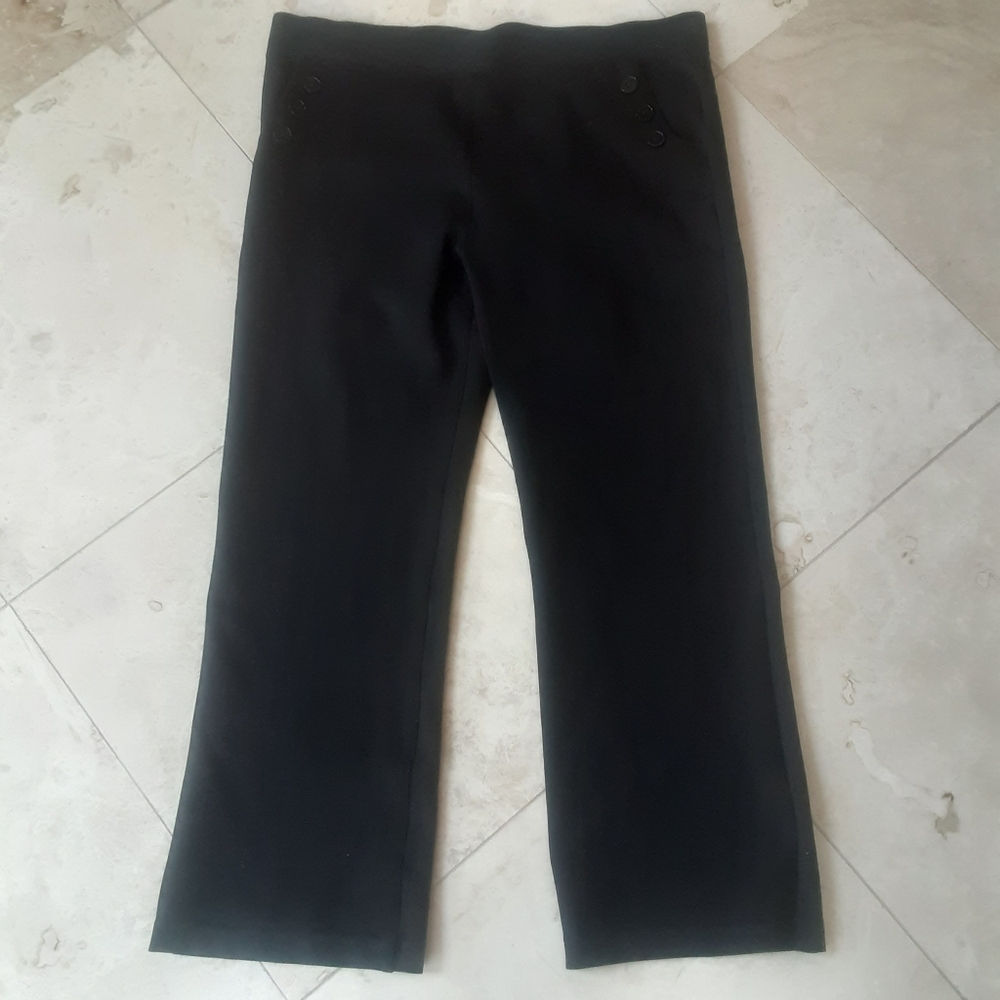 Betabrand Sailor Style Yoga Dress Pants, Two Front Pockets, Nearly New Condition - Picture 2 of 8
